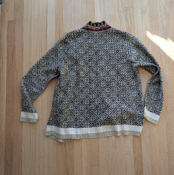 NWOT Soft Surroundings Embellished Open Drape Cardigan Knit Sweater (Size XL) - Picture 9 of 9